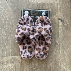 Brand New Leopard Print slippers.